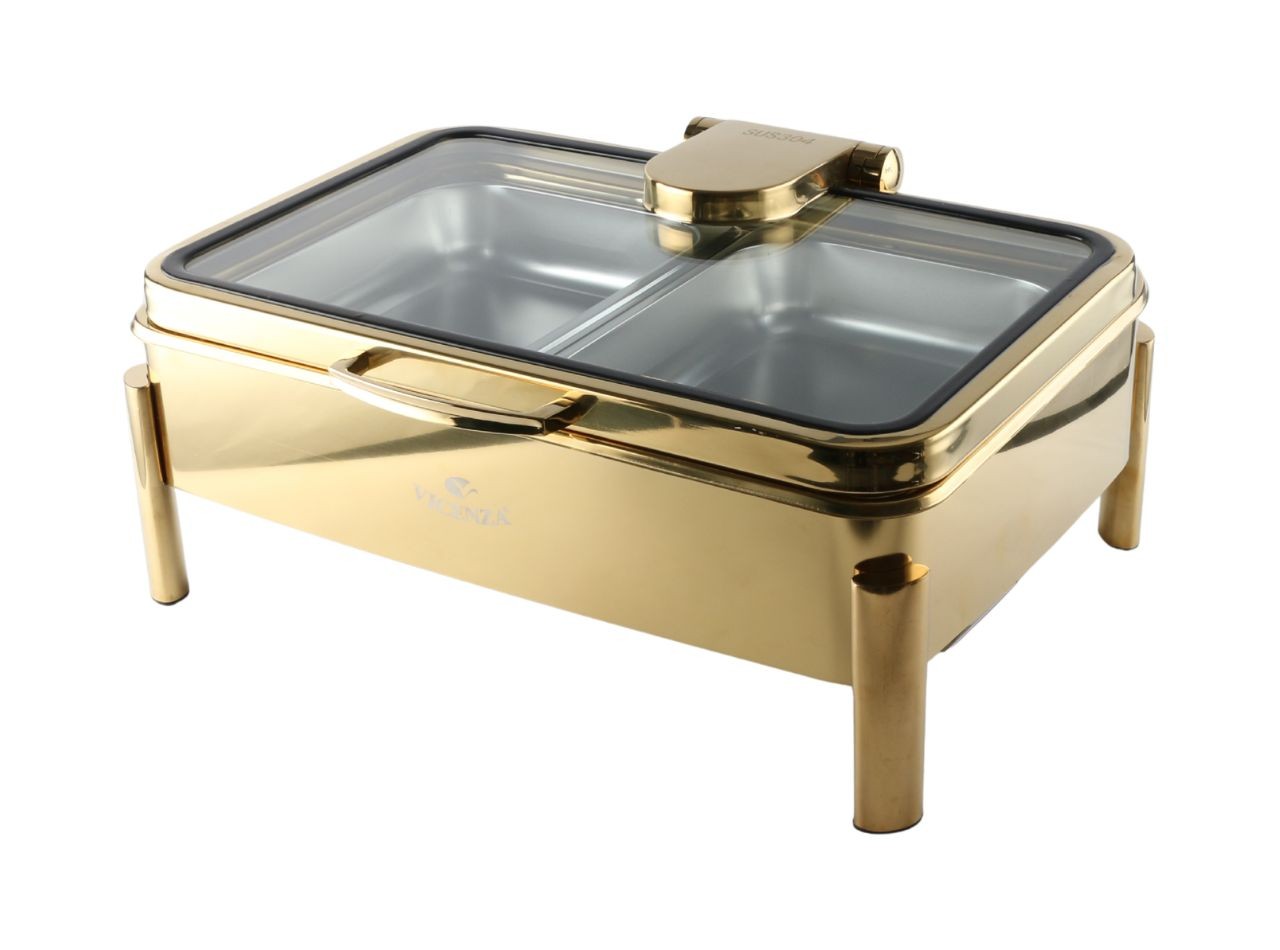 REY Hidraulic Chafing Dish 9L Gold VCF021-G